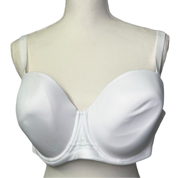 DEYLLO white underwire strapless push up bra size 44C NWT - Picture 2 of 3